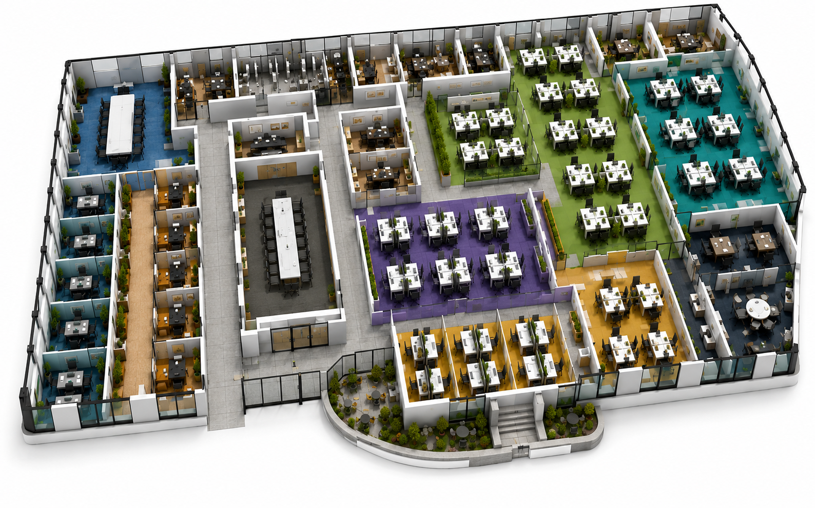 3D commercial planning model