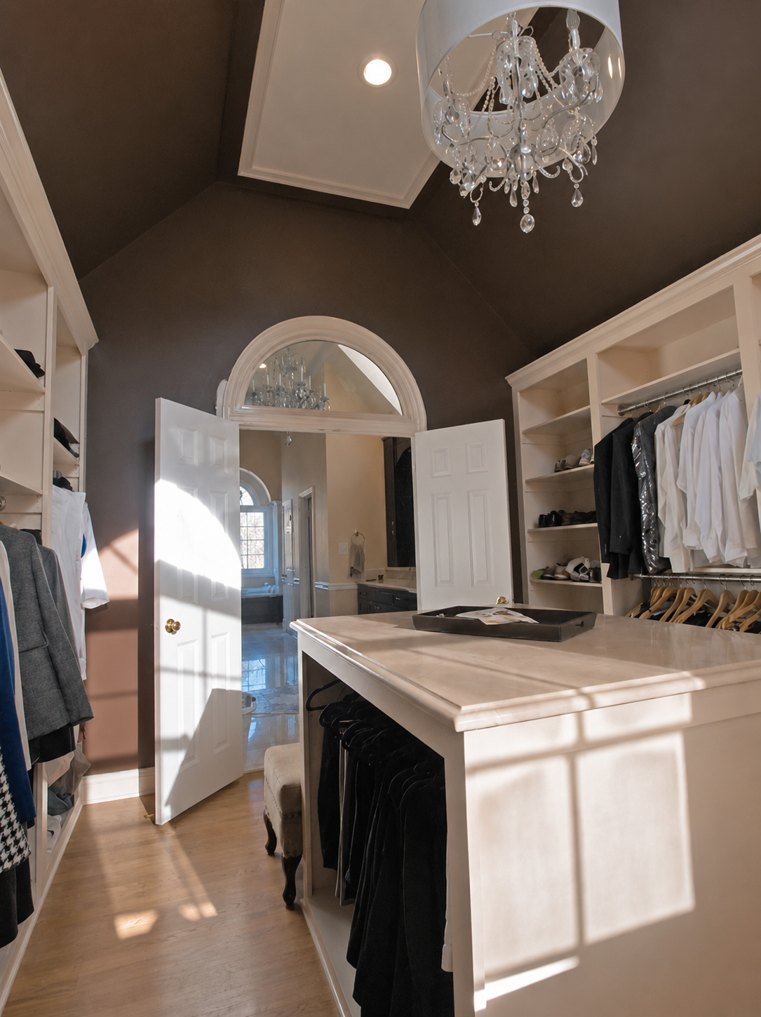 Completed residential custom closet